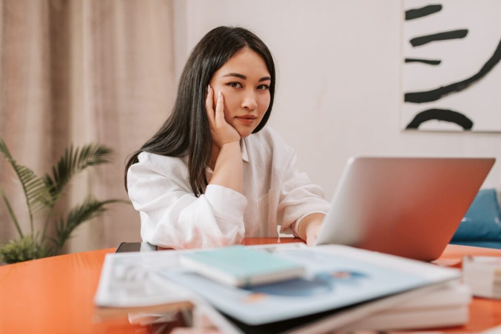 Person feeling confident about their financial future