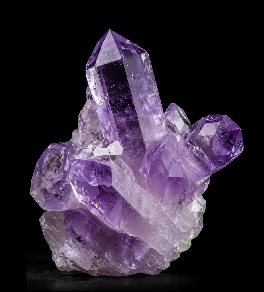 Amethyst crystal the best stone for settling your hands before a tarot reading
